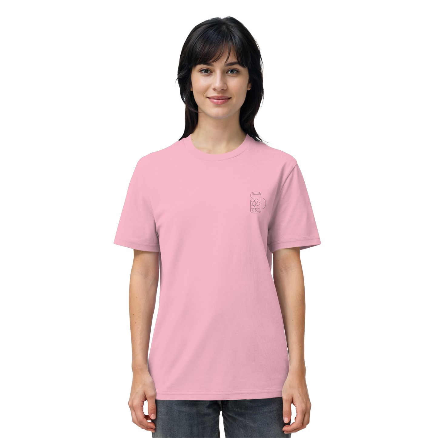 Organic Shirt - Maßkrug gestickt