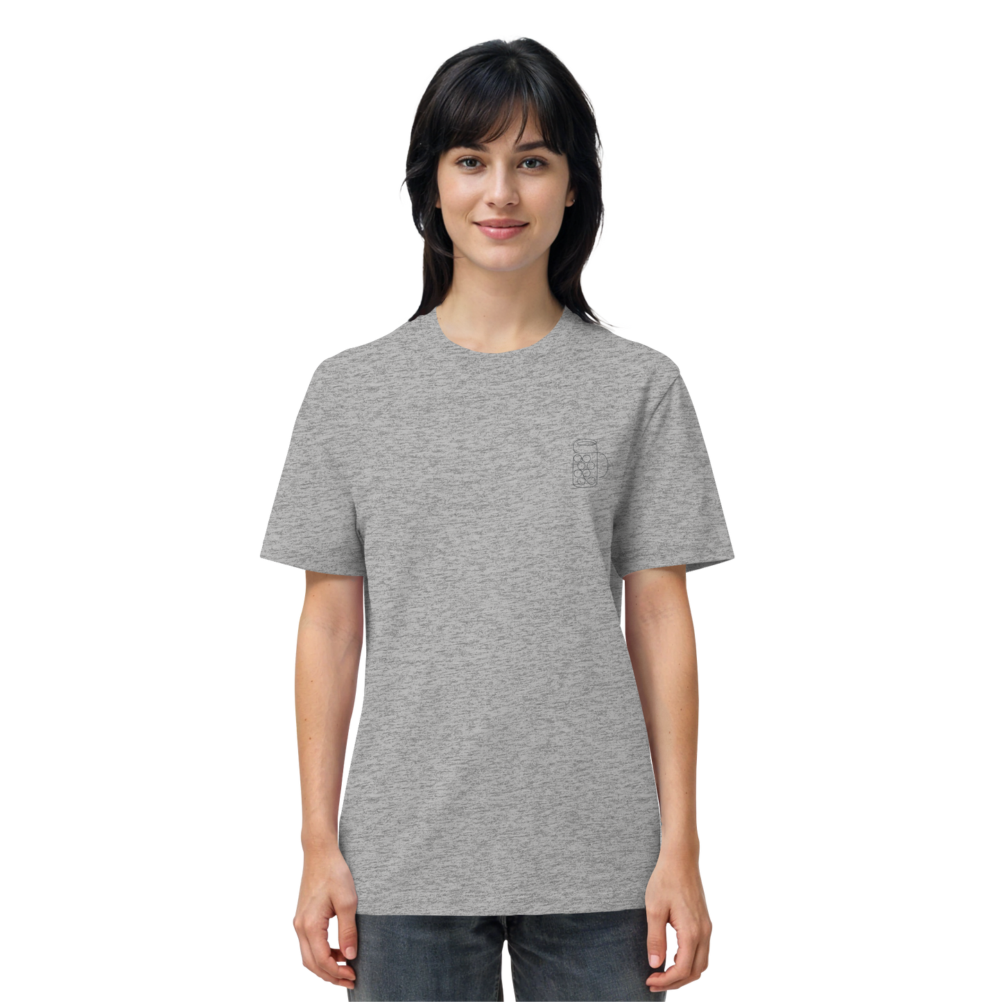 Organic Shirt - Maßkrug gestickt